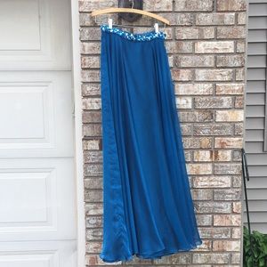 Two piece prom dress